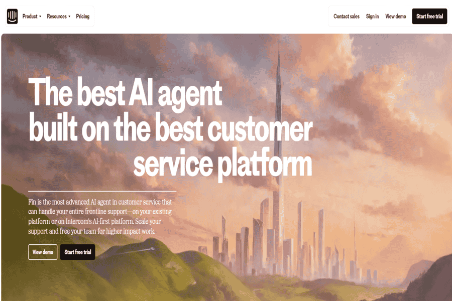 Intercom customer messaging platform