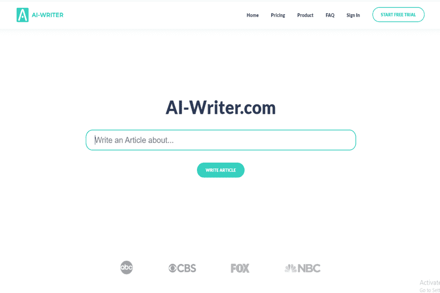 AI Writer SEO article tool