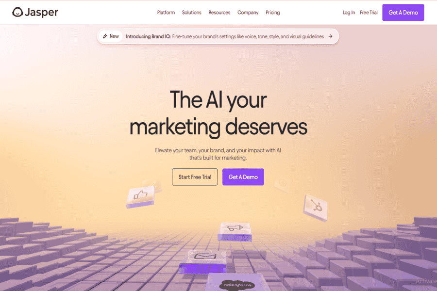 Jasper AI content platform