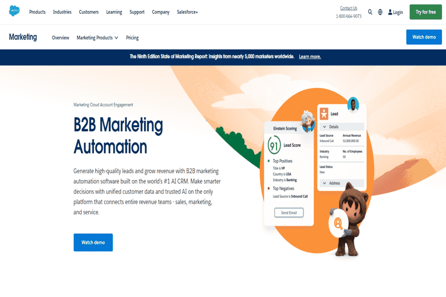 Salesforce Pardot Account Engagement platform