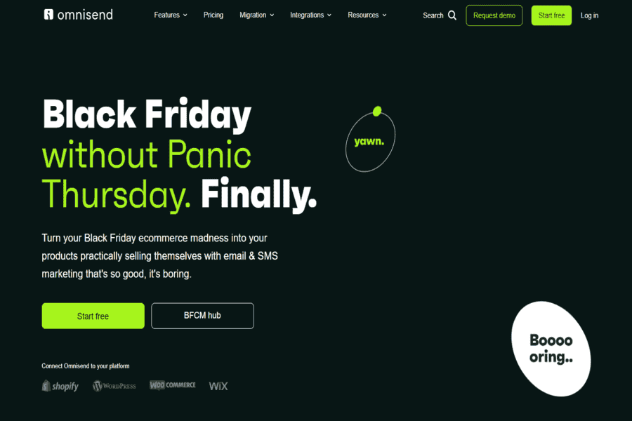 Omnisend ecommerce marketing automation
