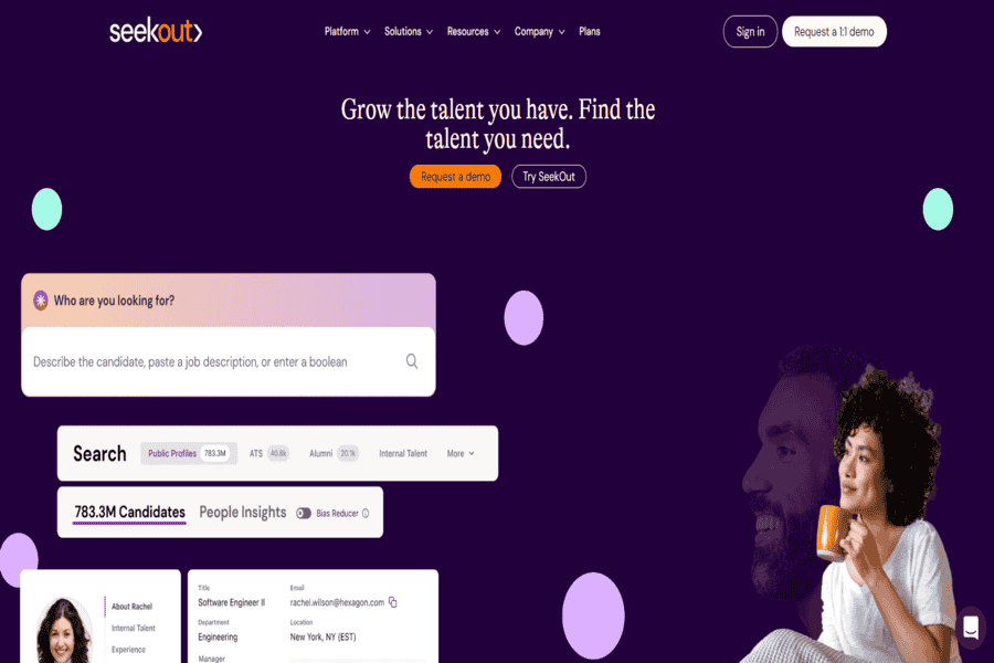 SeekOut talent sourcing platform