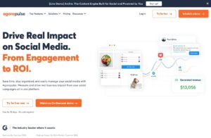 Agorapulse screenshot 1
