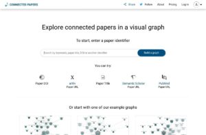 Connected Papers screenshot 1