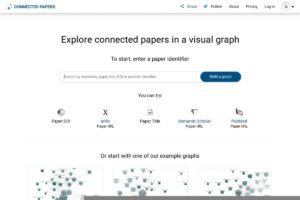 Connected Papers screenshot 1
