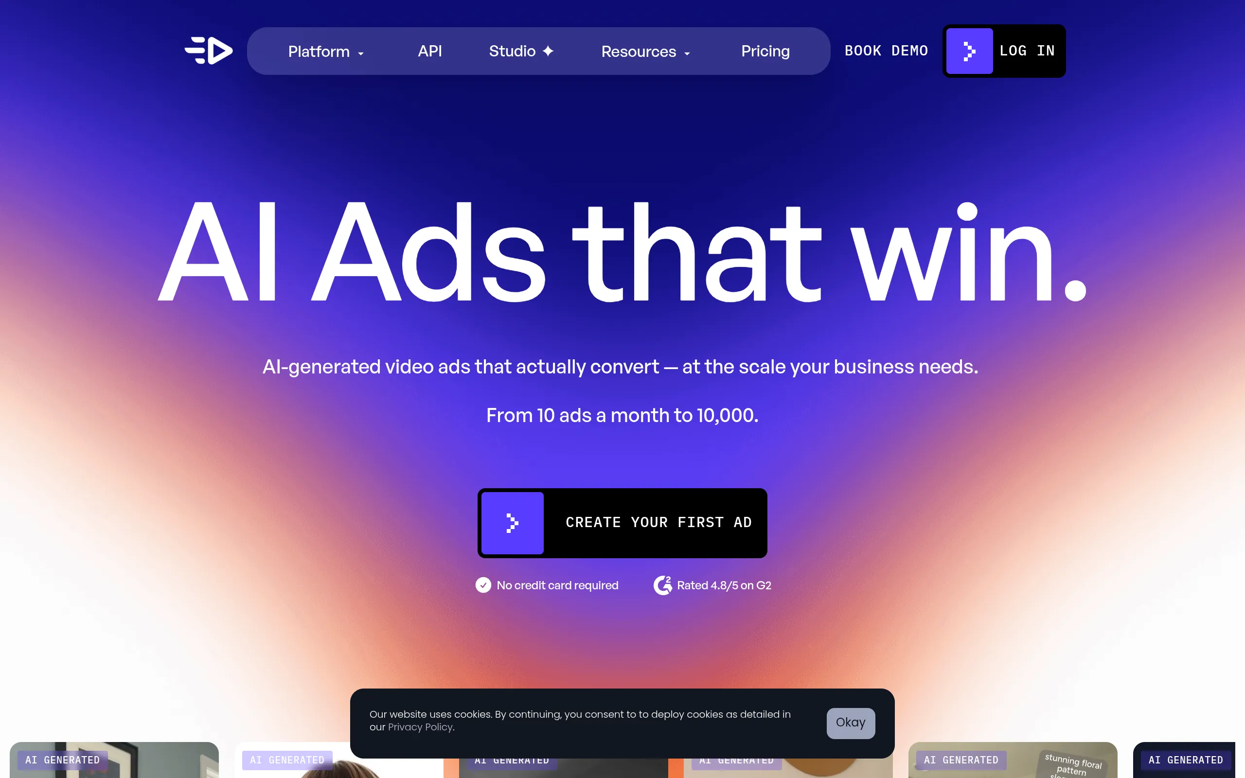 creatify-ai-avatar-ad-generator-interface