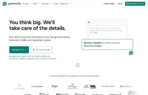 Grammarly screenshot 1