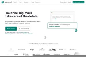 Grammarly screenshot 1