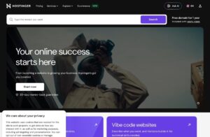 Hostinger AI Website Builder screenshot 1