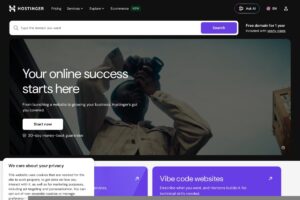 Hostinger AI Website Builder screenshot 1