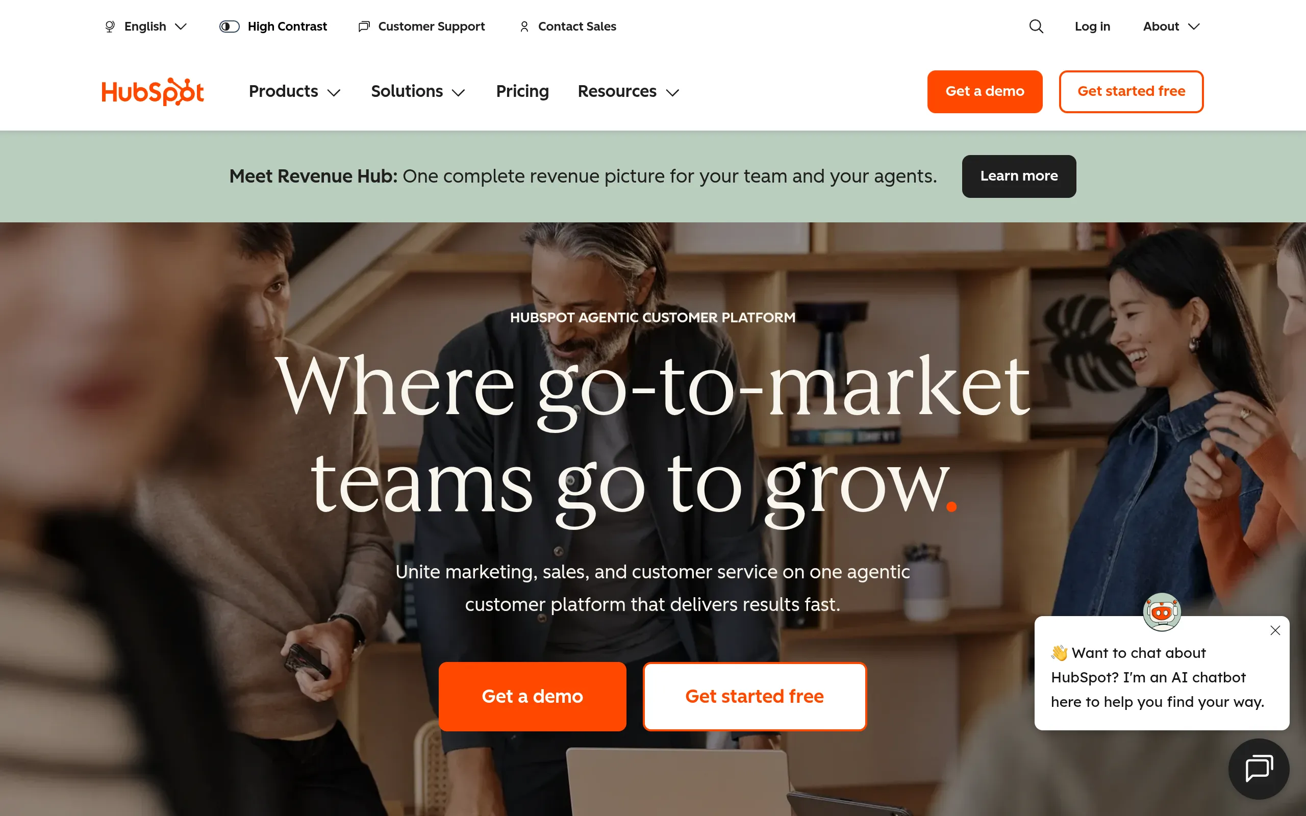 hubspot-crm-dashboard-showing-contacts-and-deal-pipeline
