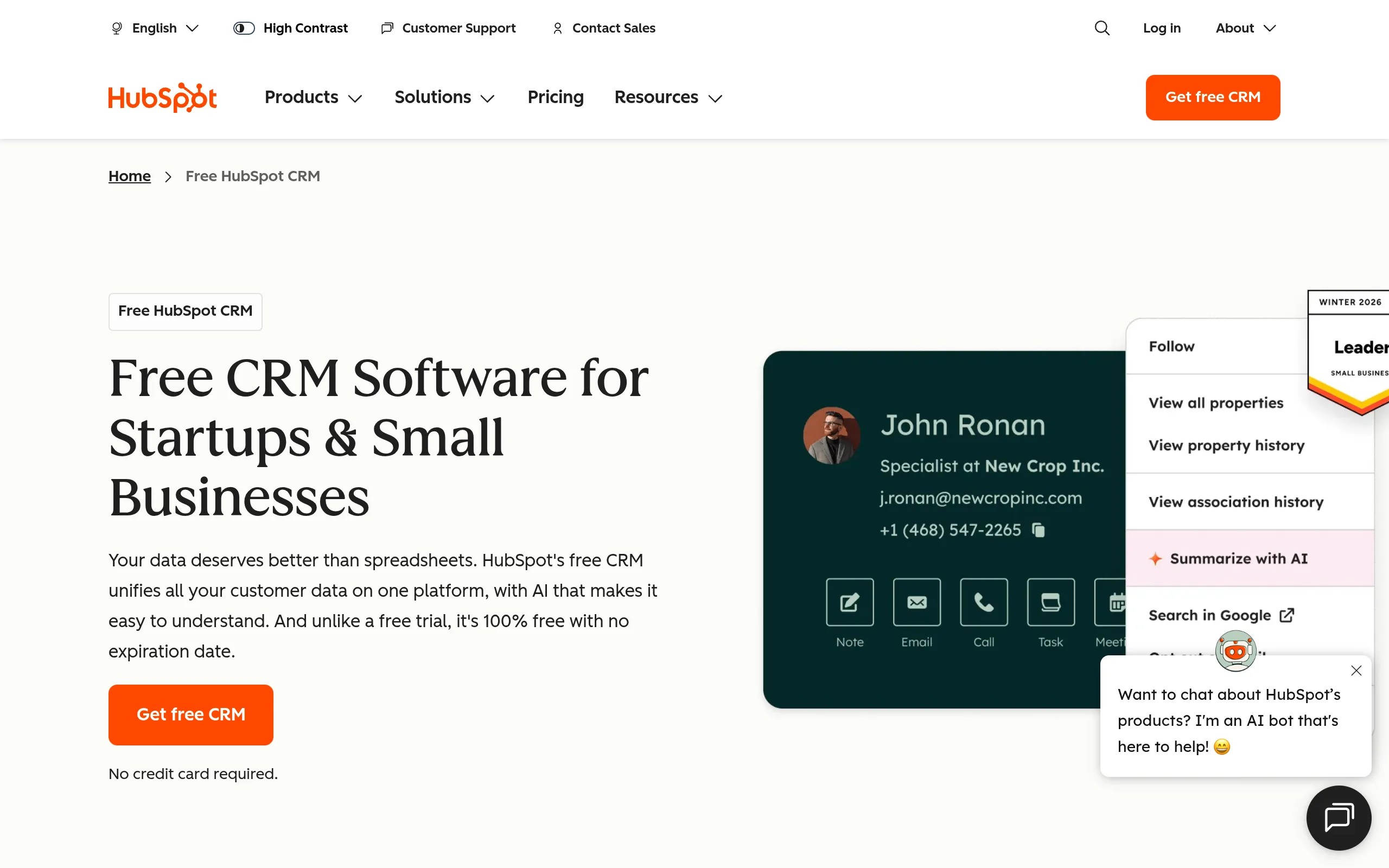 hubspot-smart-crm-dashboard-screenshot
