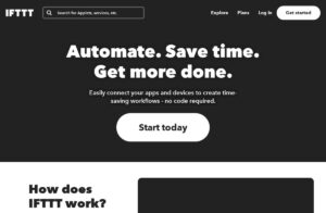 IFTTT screenshot 1