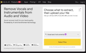 Lalal.ai screenshot 1
