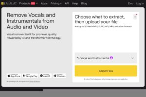 Lalal.ai screenshot 1