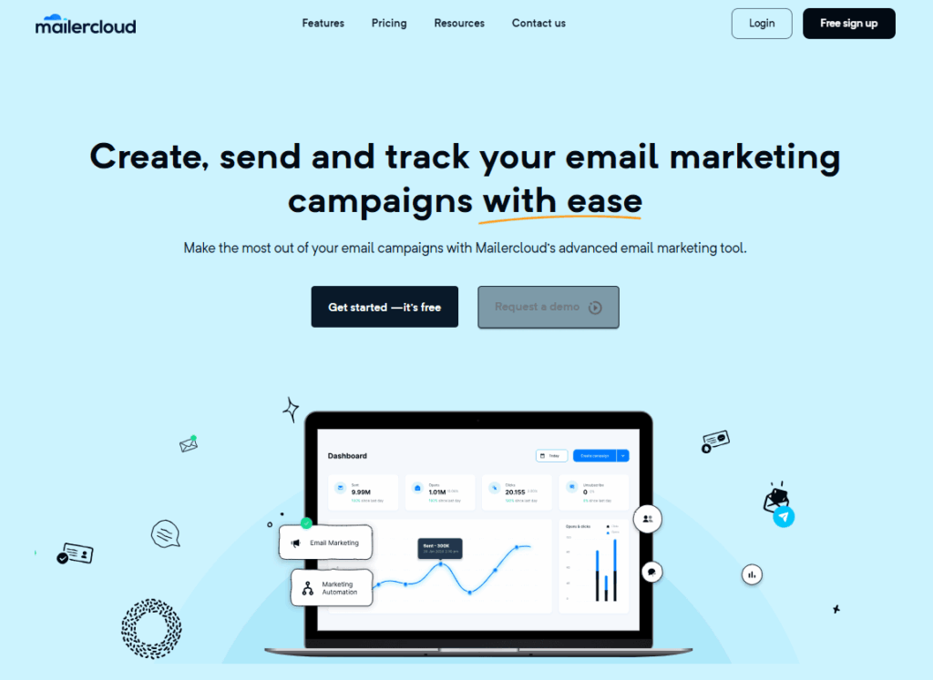 Mailercloud email marketing platform
