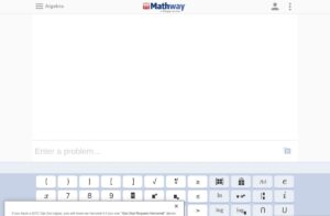 Mathway screenshot 1