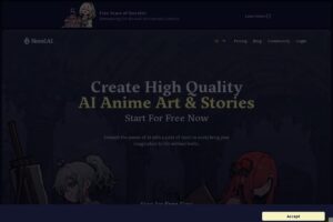 NovelAI screenshot 1