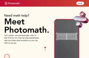 Photomath screenshot 1