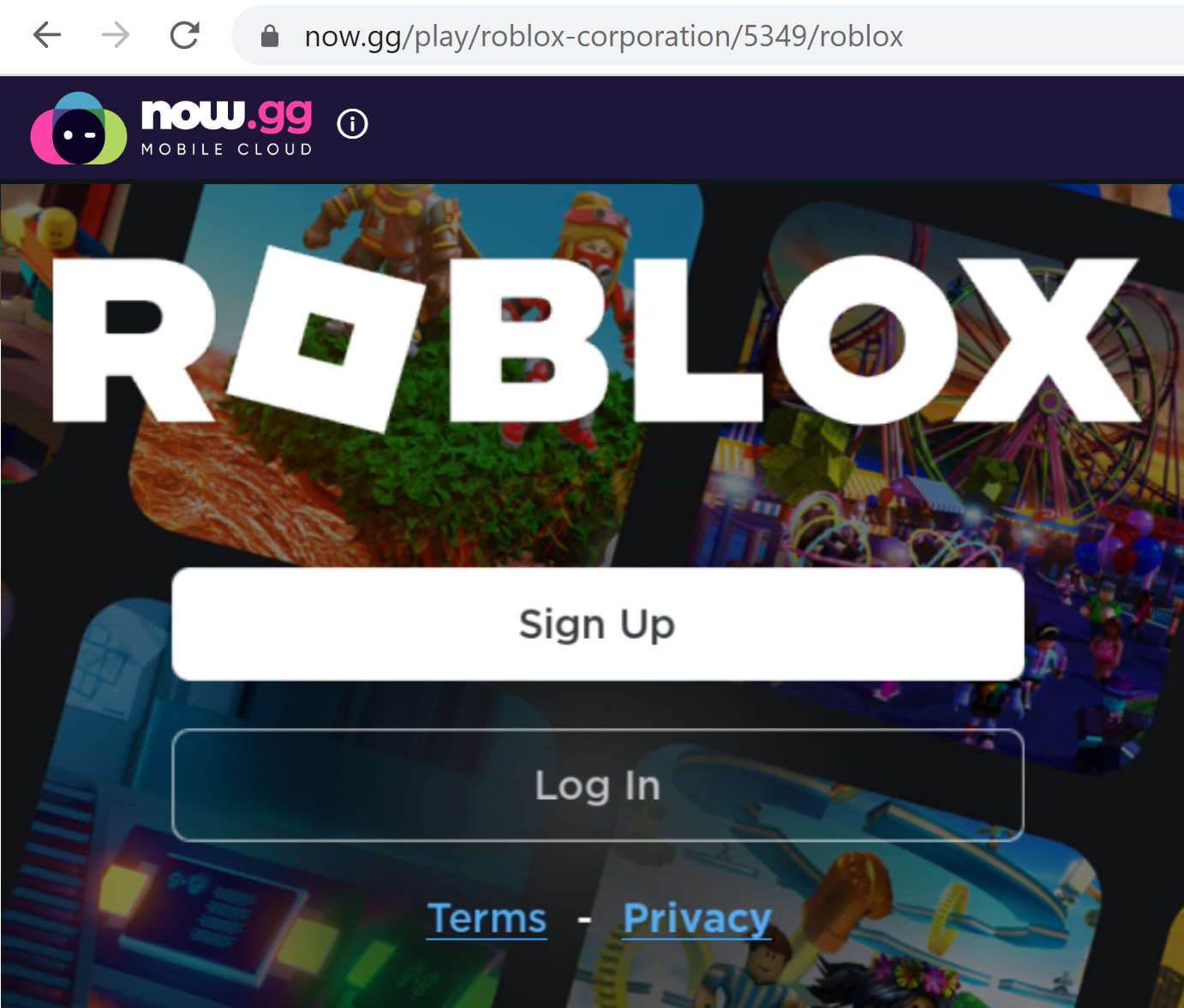 Roblox Now gg signup signin