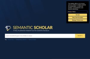 Semantic Scholar screenshot 1