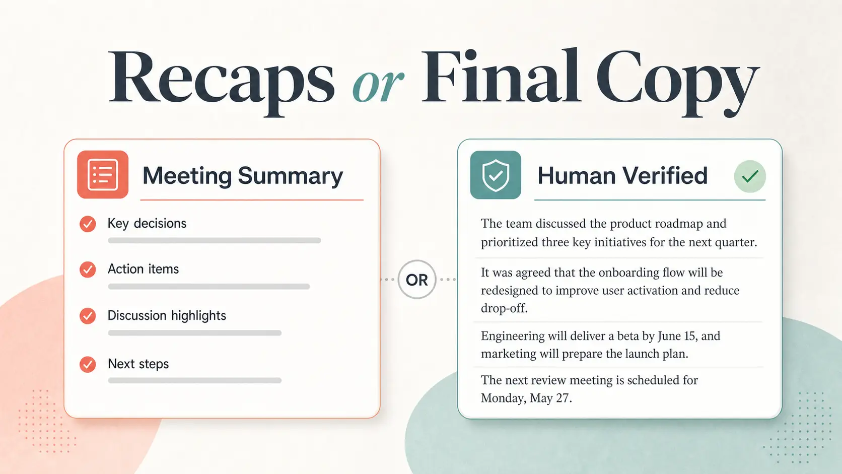 side-by-side-of-meeting-summary-panel-and-human-verified-transcript
