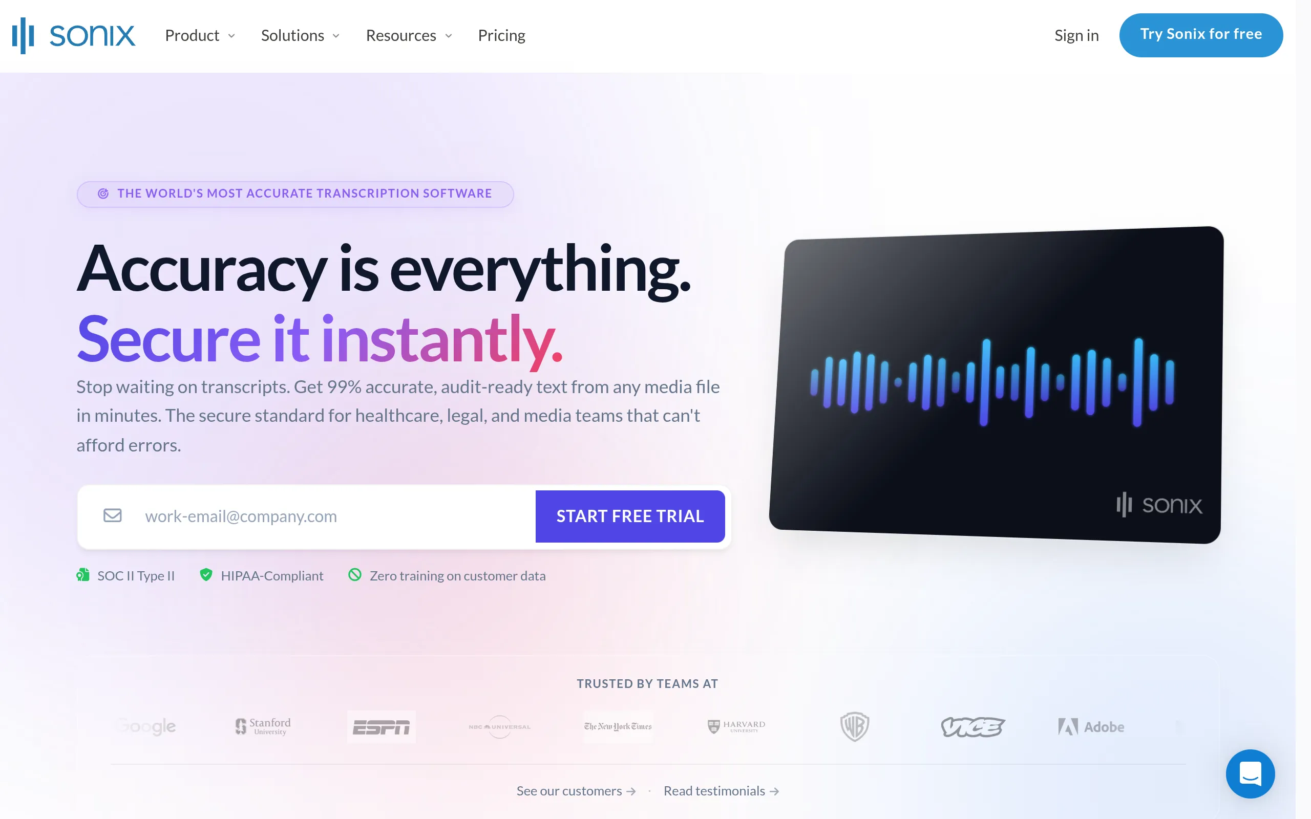 sonix-multilingual-audio-transcription-platform-homepage