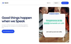 Speak screenshot 1