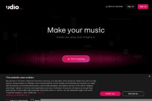 Udio screenshot 1
