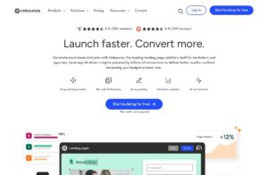 Unbounce screenshot 1