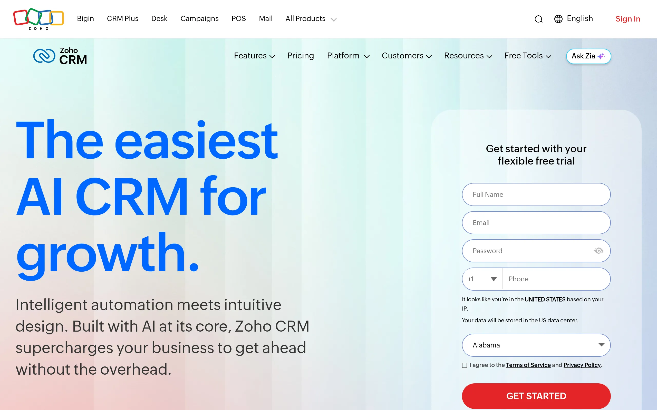 zoho-crm-sales-dashboard-screenshot