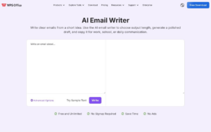 AI Email Writer by WPS screenshot 1