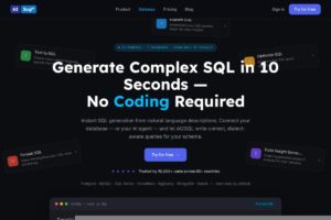AI2SQL screenshot 1