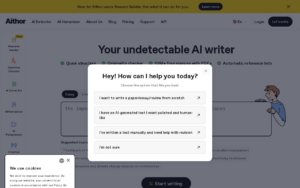 Aithor screenshot 1