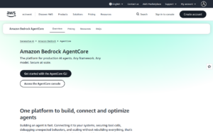 Amazon Bedrock AgentCore screenshot 1