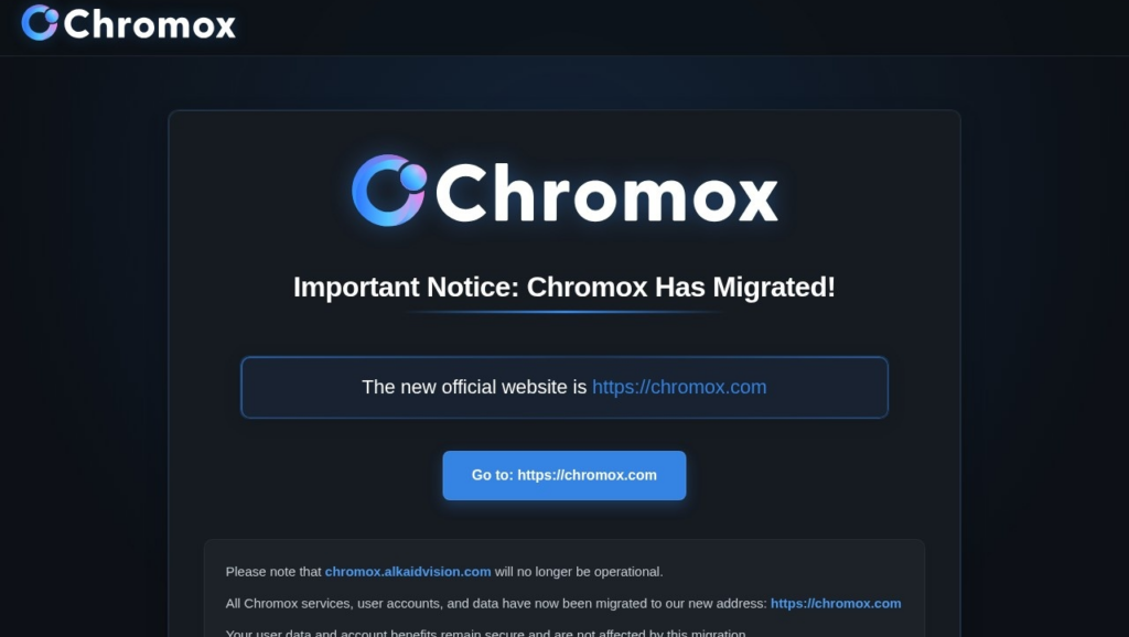 Chromox screenshot 1