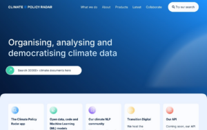 Climate Policy Radar screenshot 1