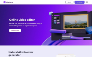Clipchamp screenshot 1