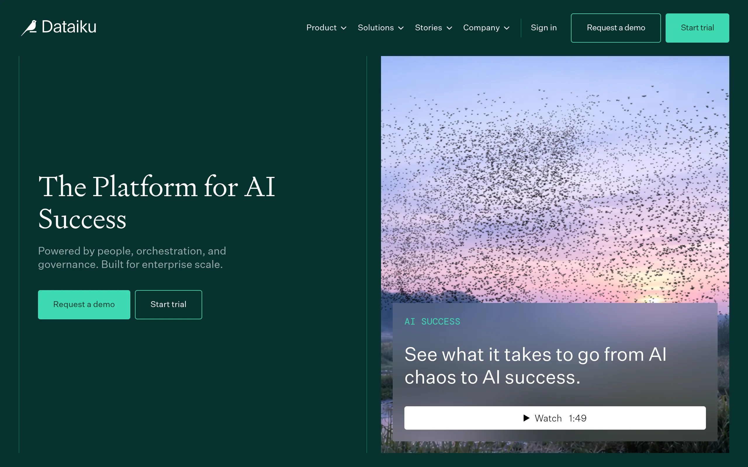 dataiku-enterprise-ai-data-collaboration-platform-homepage