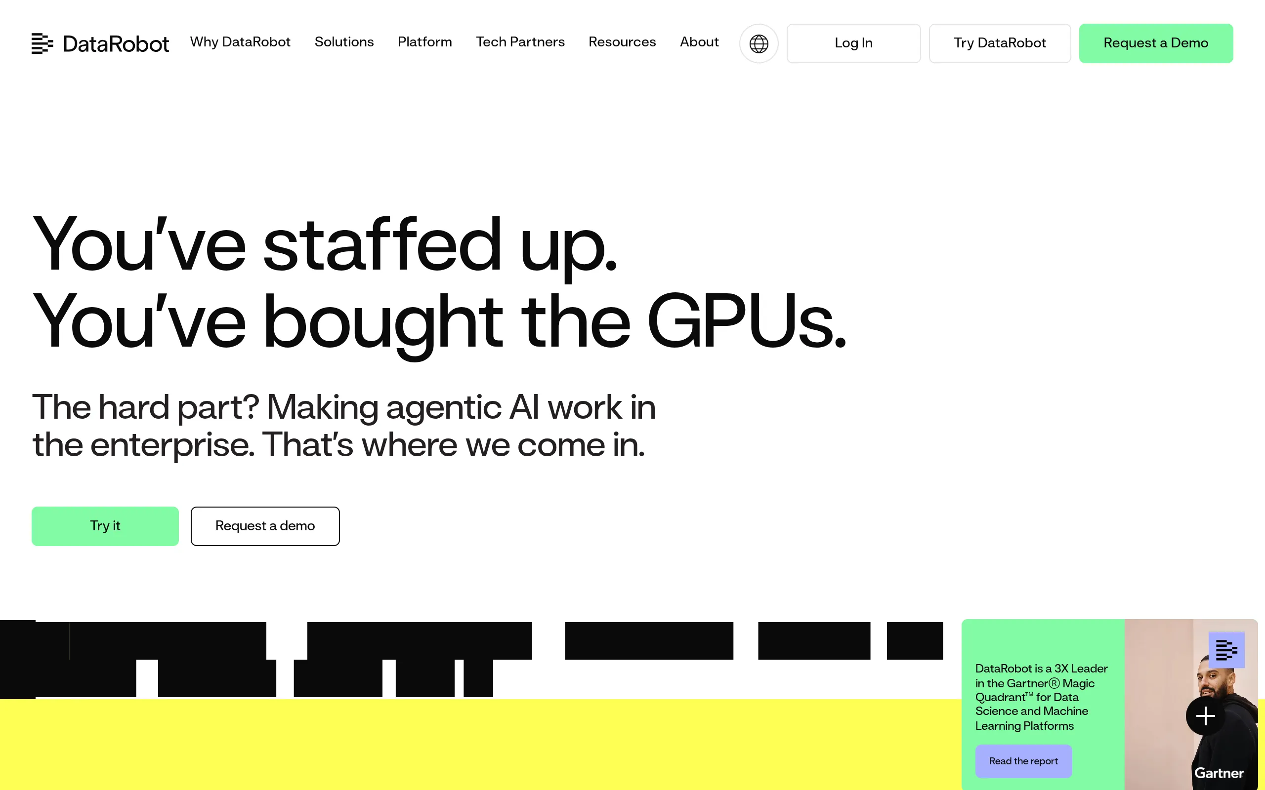 datarobot-enterprise-automl-ai-platform-homepage