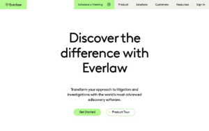 Everlaw screenshot 1