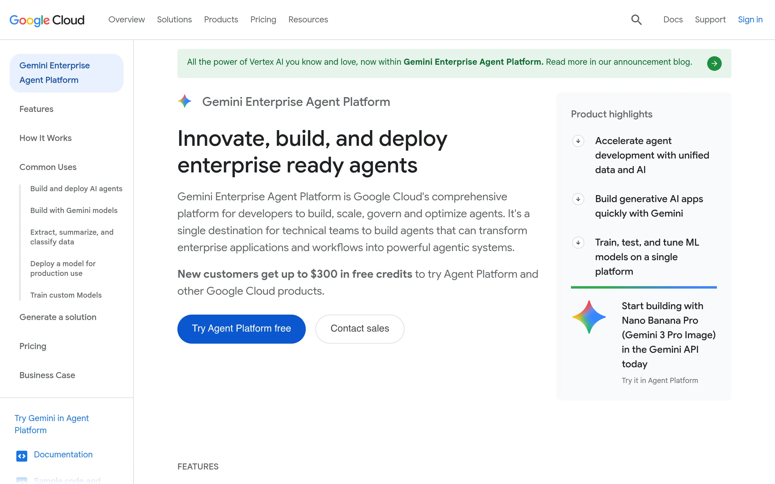 google-vertex-ai-managed-machine-learning-platform-homepage