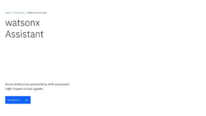 IBM watsonx Assistant screenshot 1