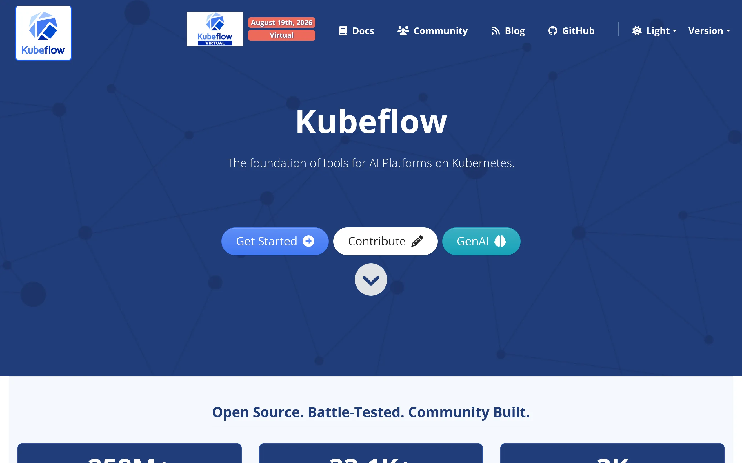kubeflow-kubernetes-native-mlops-platform-homepage