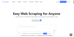 Octoparse screenshot 1
