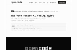 OpenCode screenshot 1