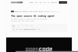 OpenCode screenshot 1