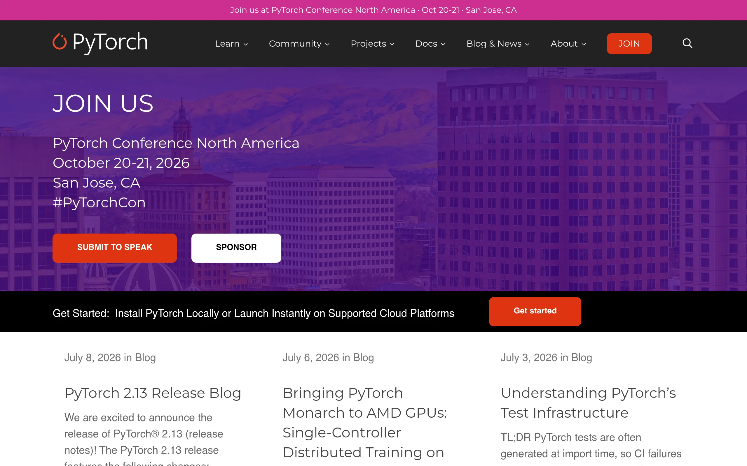 pytorch-deep-learning-framework-official-site