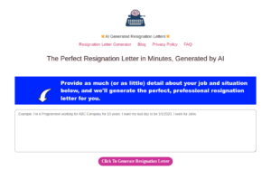 Resign.ai screenshot 1