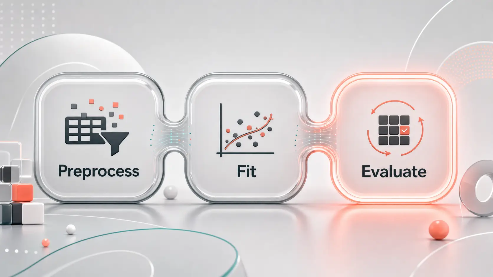 scikit-learn-preprocess-fit-evaluate-pipeline
